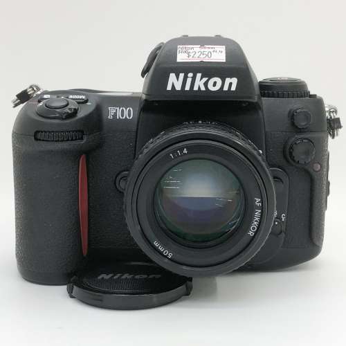 98% Nikon F100 + 50mm F1.4D 菲林相機套裝, 深水埗門市可購買