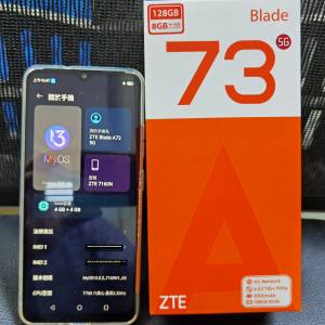 中興 ZTE Blade A73 5G 有單有保養,因好奇開封試過機.