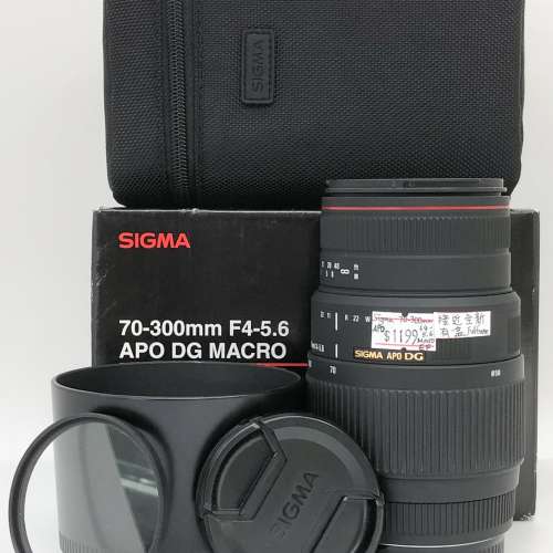 99% New Sigma 70-300mm F4-5.6 APO Macro 自動對焦鏡頭, 深水埗門市可購買