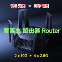WiFi 7 萬兆路由器 小米router 2 x 10G + 4 x 2.5G
