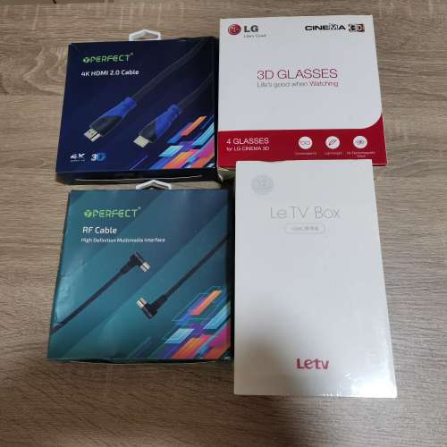 全新,LETV BOX及線材.