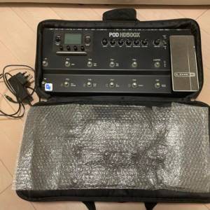 Line 6 POD HD500X Guitar Multi-Effects Pedal/Processor with carrying bag (連袋...