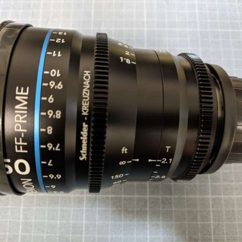 Schneider Xenon FF 50mm T2.1 Lens with ARRI PL Mount (Feet)