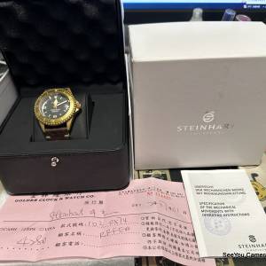 95% New Steinhart Bronze Diving Watch with box set