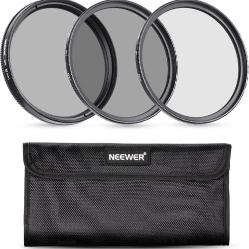 Neewer UV, CPL & ND4 Filter Set 濾鏡套裝 (49mm - 82mm)