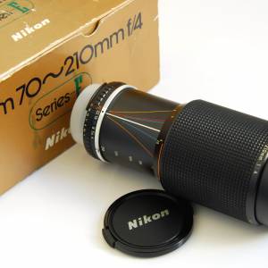 Nikon 70-210mm f4 Series E AI-S 恒定光圈 with box,packing 95% New