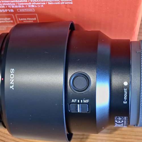 Sony Fe 85mm F1.8 99%new行貨有保 - 二手或全新自動對焦鏡頭, 攝影產品 - Dcfever.com