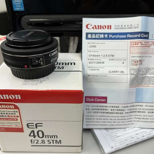 Canon EF40mm f2.8 STM