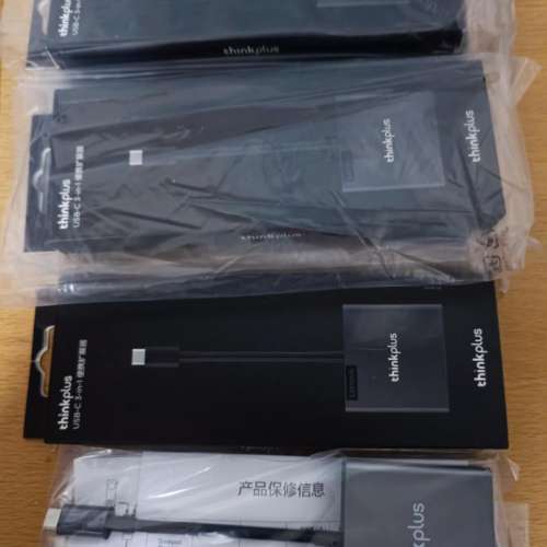 (包平郵)Lenovo thinkplus USB-C Hub 3-in-1影像輸出 聲音輸出 便攜擴展器 Type-c ...