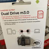 全新 Sandisk Netac 128G usb 3.0 otg 手指 可先過數包平郵