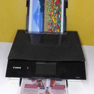 新淨入滿一套墨水合專業印相用780xL 781xL墨盒高級6色Canon TS8370 Scan printer(可...