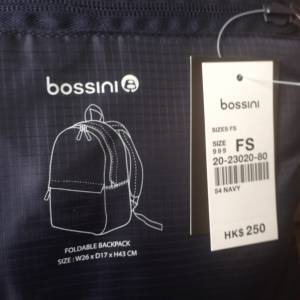 🎒GIORDANO Foldable Backpack Travel Bag 26x17x43cm NEW 全新 背包 背囊 旅行袋 ...