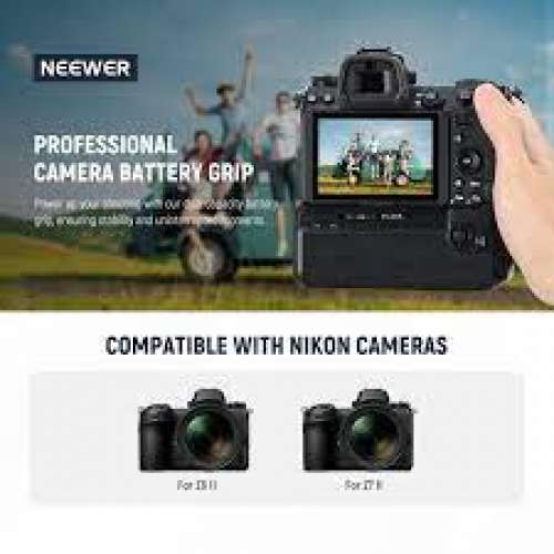 NEEWER MB-N11 Poignée Batterie Verticale Avec Contrôle 2,4G Pour Nikon Z6 II Et Z7 II - EN-EL15