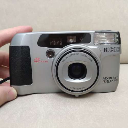 Ricoh MyPort 330 Super 新淨有盒中古菲林相機 傻瓜機 38-130mm底片相機 旅行便攝...