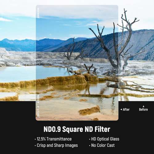NEEWER 4"x5.65" ND0.9 (3 Stop) Square Cinema Neutral Density Filter 電影減光濾鏡