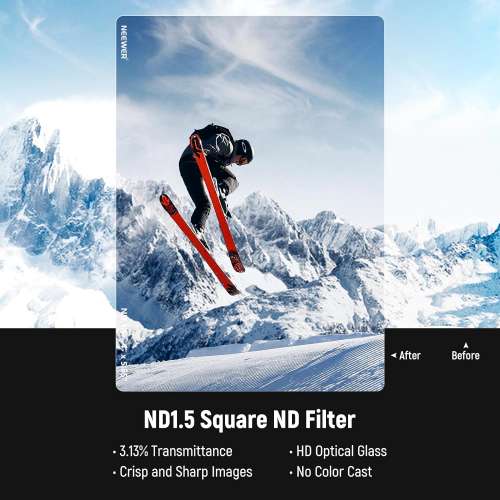 NEEWER 4"x5.65" ND1.5 (5 Stop) Square Cinema Neutral Density Filter 電影減光濾鏡
