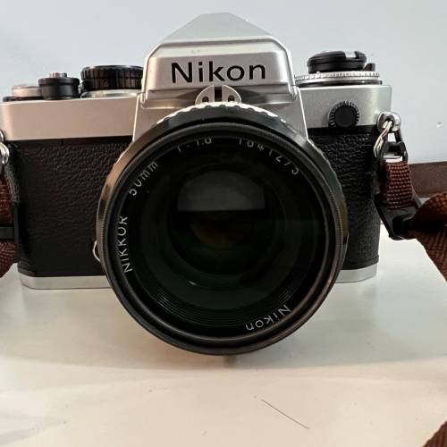Nikon FE 菲林相機 + nikkor 50mm f1.8 + nikkor 24mm f2.8