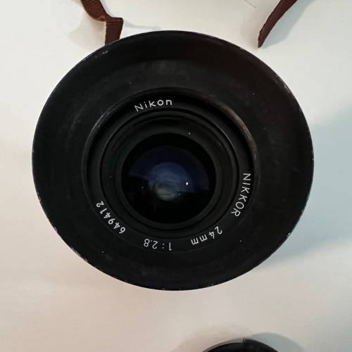 Nikon FE 菲林相機 + nikkor 50mm f1.8 + nikkor 24mm f2.8