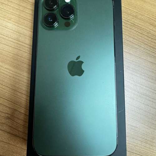 iPhone 13 Pro Max 512gb Green 罕有墨綠色,港行有盒，全原裝公司機少用，完美冇花