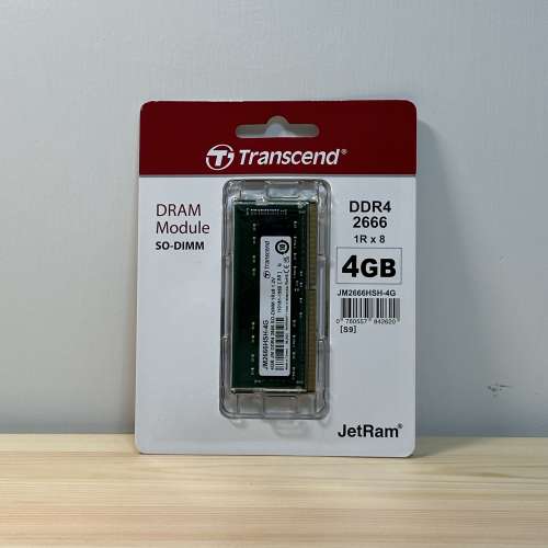 Transcend (DDR4-2666) 4GB 260pin SO-DIMM