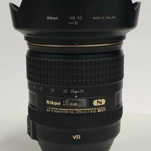 Nikon AF-S 24-120mm f/4 G ED VR ( 恆定 f4 光圈 防震 小天涯鏡) - 送 日本 UV Fi...