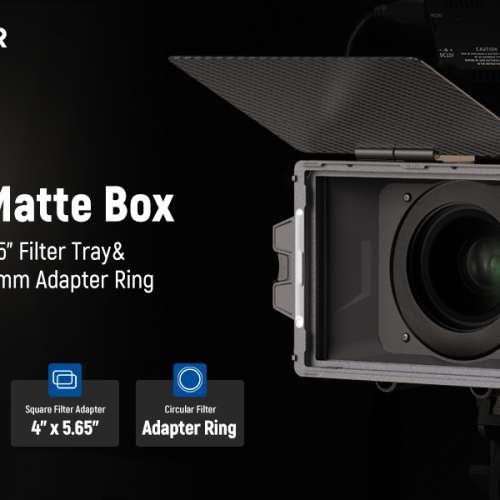 NEEWER PG002 Mini Matte Box with a 4"x5.65" Filter Tray  電影濾鏡遮光斗