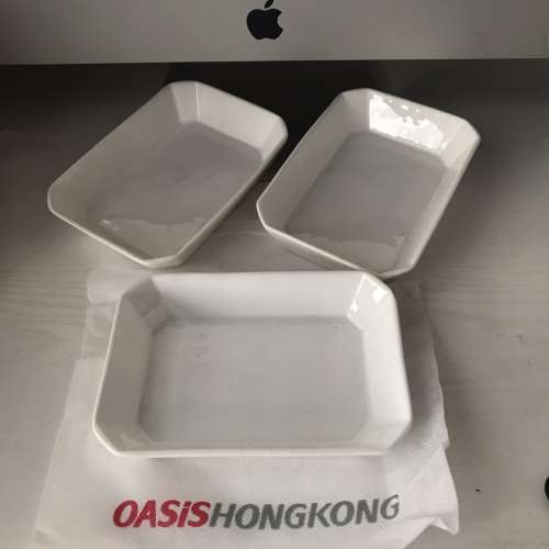 🍽 OASIS Plate Rectangle NEW 全新 碟 小 三件套 🍽