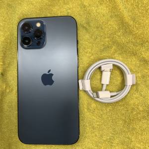 95%New iPhone 12 Pro Max 128GB 藍色 香港行貨 有配件 電池效能95% 自用首選