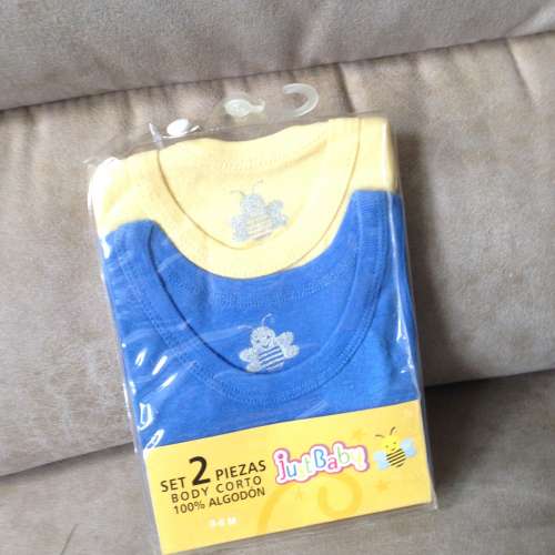 👶 JUST BABY Bodysuit 2pc Gift Set for Newborns 0-6 months MIX NEW 嬰兒連體衣2...