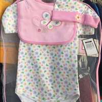 Little step Baby 3-pc Set Butterfly Brand new 全新 嬰兒3件套