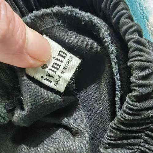 全新韓國制全棉黑色半腰裙