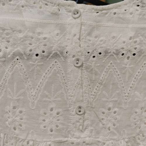 全新日本女裝棉質白色喱士襯衫