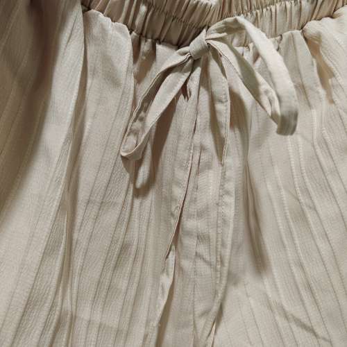 全新女裝卡其色泰國薄身優閒褲