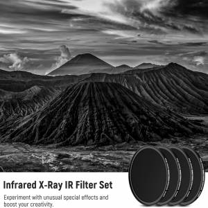 NEEWER 4 Pack IR720 / IR760 / IR850 / IR950 X-Ray IR Filters Kit  紅外線濾鏡