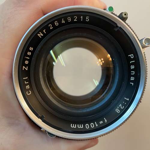 Linhof Carl Zeiss Planar 100mm F2.8 已改Hasselblad mount