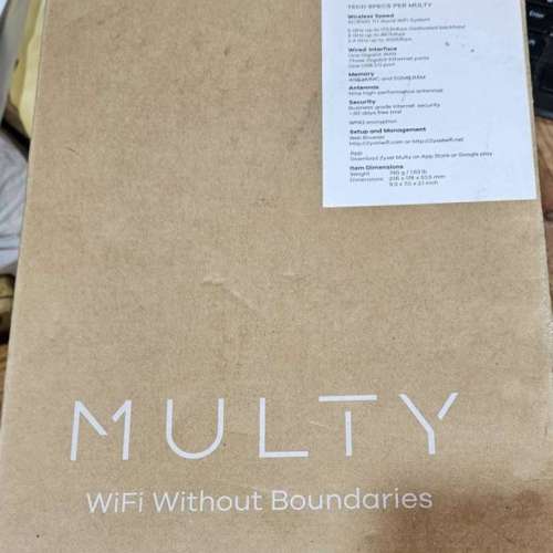 ZYXEL MULTY X AC3000 TRI BAND MESH ROUTER WSQ60
