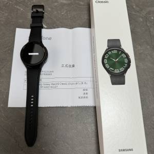 samsung galaxy watch6 classic 白色極新 wifi版 無花無凹