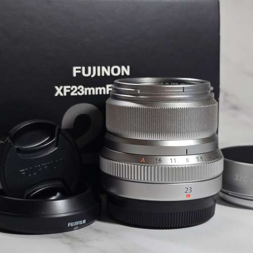 95％新 Fujifilm XF23mm F2 WR 銀色