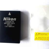 Nikon EN-EL9 Battery for Nikon D60 D40 D40X D5000 D3000 7.4v 1000mAh used.
