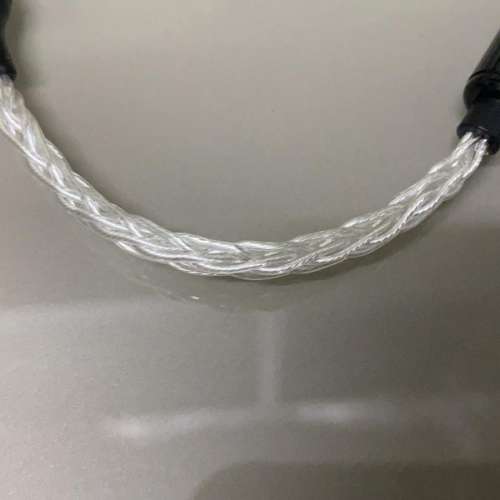 (手機,轉接頭)HIBY5868音樂晶片,6N高純度400芯單晶銅渡銀白色線材,(支援HI-RES/DSD...