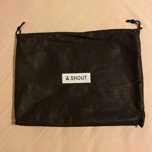 【&.SHOUT】Brown Nylon Crossbody Shoulder Bag (New)  全新意大利啡色尼龍斜孭或...