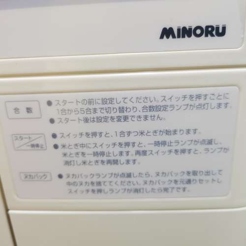 MINORU HRC-121日本洗米机