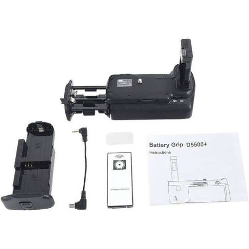 DSTE MB-D5500H+ Vertical Battery Grip Set For Nikon D5500 / D5600 電池直倒 / ...