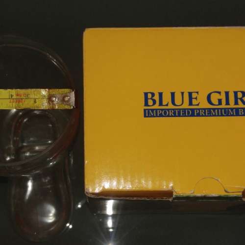 全新 籃妹啤酒杯 BLUE GIRL BOOT-SHAPE BEER MUG