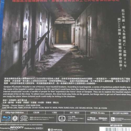 全新未拆 瘋人院逐個捉 籃光碟 blu-ray disc