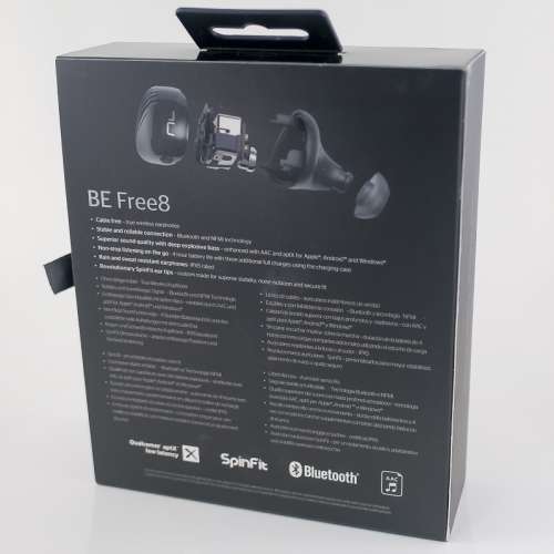 Optoma NuForce BE Free8 aptX Low Latency LL Bluetooth earphone 真無線藍牙耳機