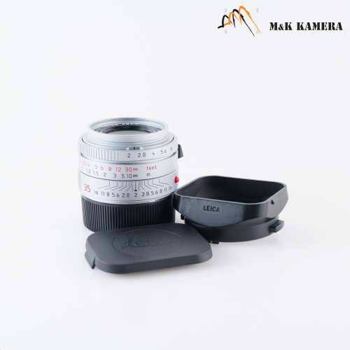 黃銅打造銀色鏡頭Leica Summicron-M 35mm F/2.0 ASPH 6 bit Silver Lens Germany 1...