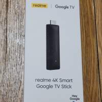 全新 Realme 4k smart google tv stick netflix and google certified (水貨黑色)