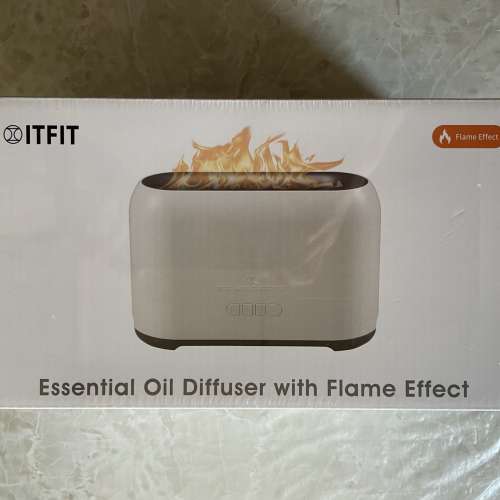ITFIT火焰效果香氛加濕器（全新未拆箱）