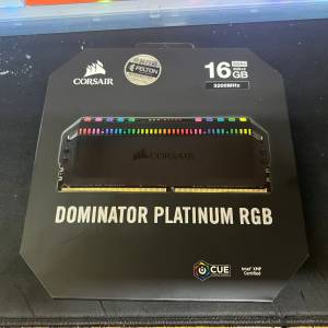 Corsair Dominator Platinum RGB (黑色) 16GB (2 x 8GB) DDR4-3200 (CMT16GX4M2E32...